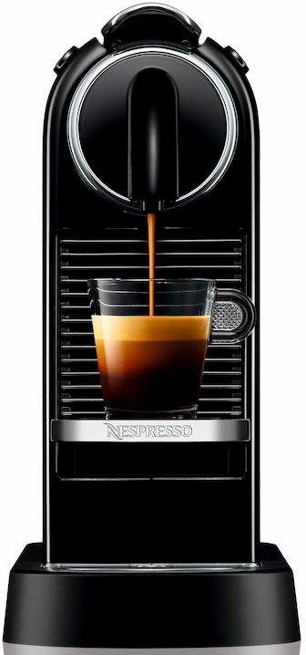 Nespresso Kapselmaschine CITIZ EN 167.B von DeLonghi, Black, inkl. Willkommenspaket mit 7 Kapseln