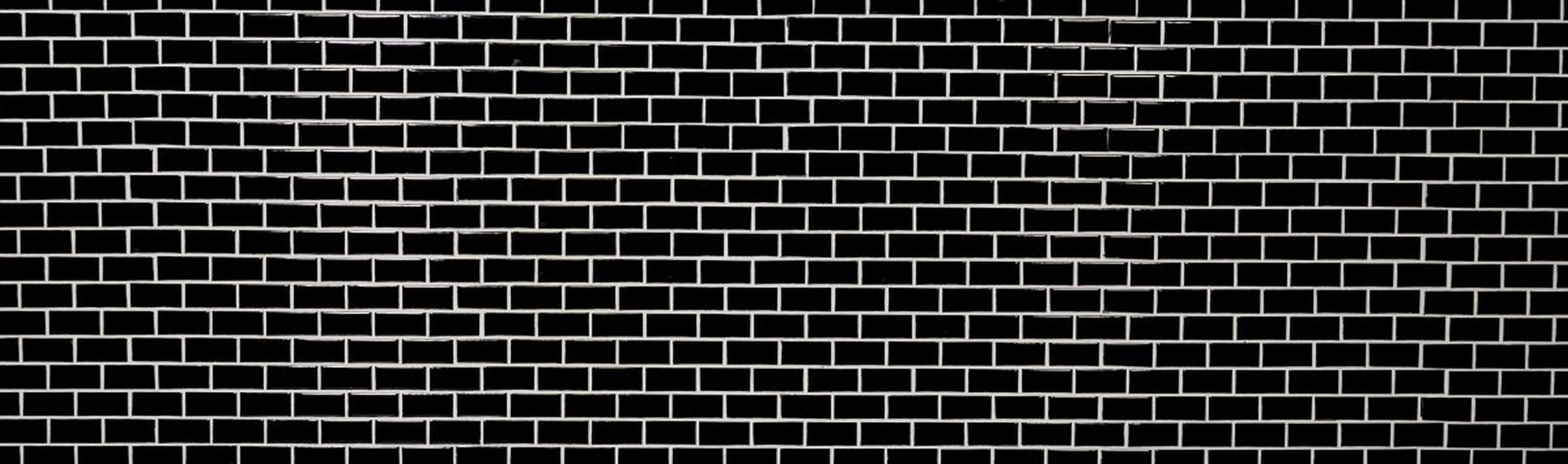 Mosani Mosaikfliesen Mini Metro Mosaik Schwarz Facette Mosaikfliese Keramik Küche