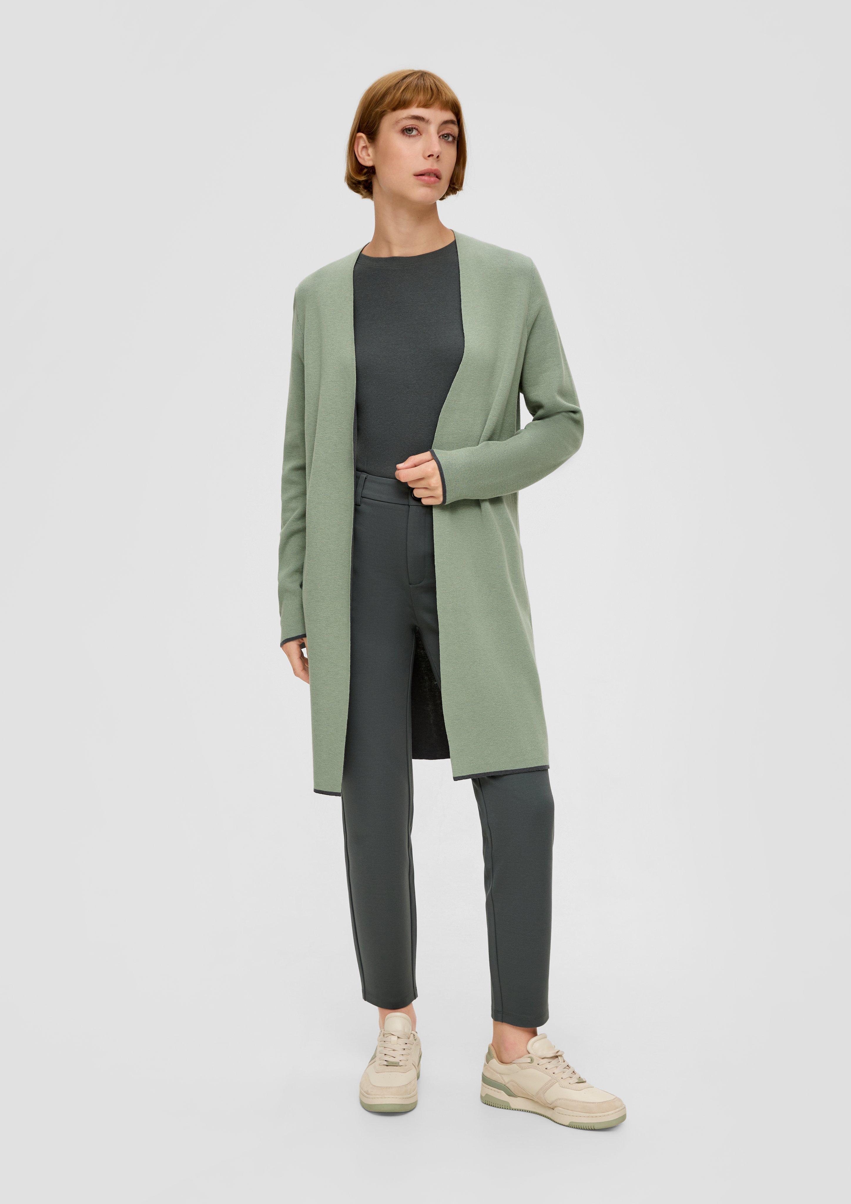 Long-Cardigan in Doubleface-Qualität  2138536-7210