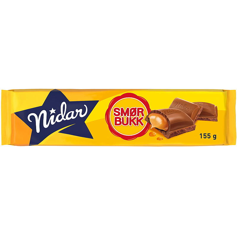Nidar Smørbukk storplate 155 g Nidar