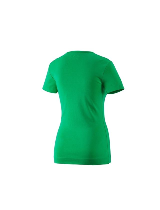 e.s. T-Shirt cotton V-Neck, Damen