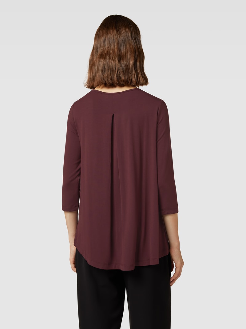 Longsleeve mit 3/4-Arm Modell 'MIX N MATCH' in bordeaux rot
