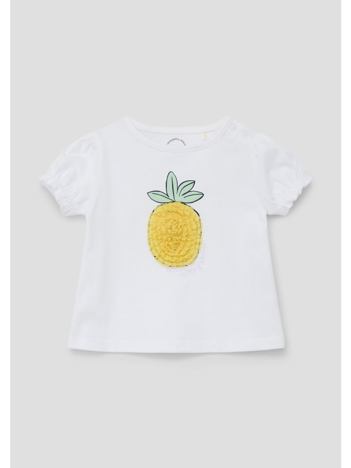 s.Oliver T-Shirt kurzarm in Weiß günstig kaufen