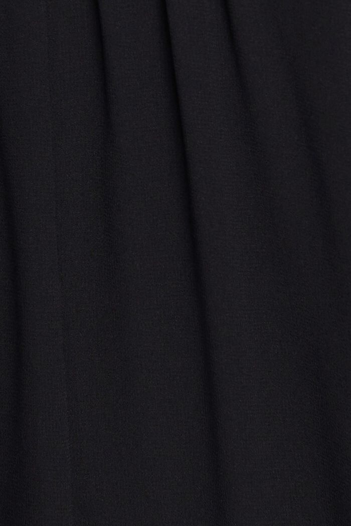 Minikleid aus Chiffon mit Spitze