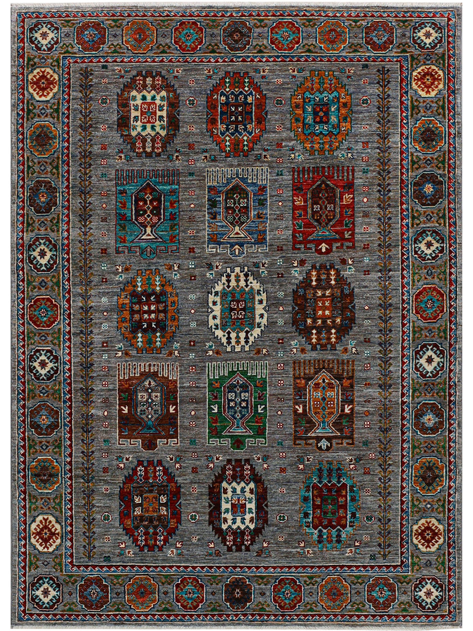 Kazak Ghazni ca. 152 x 209 cm, Unikat / Einzelstück