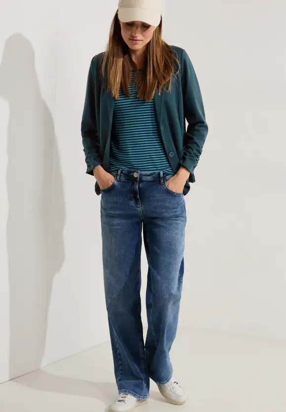 CECIL Sweatblazer mit Raffung