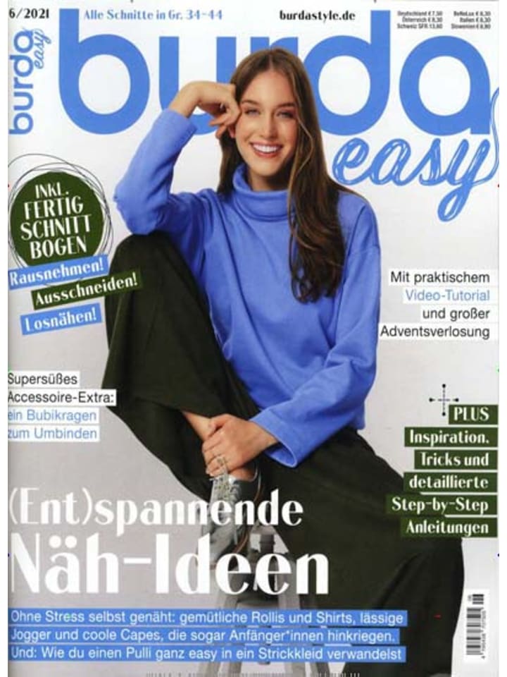 Hubert Burda Media 4 x BURDA EASY Zeitschrift (Gutschein für Jahres Abo) günstig kaufen onesize