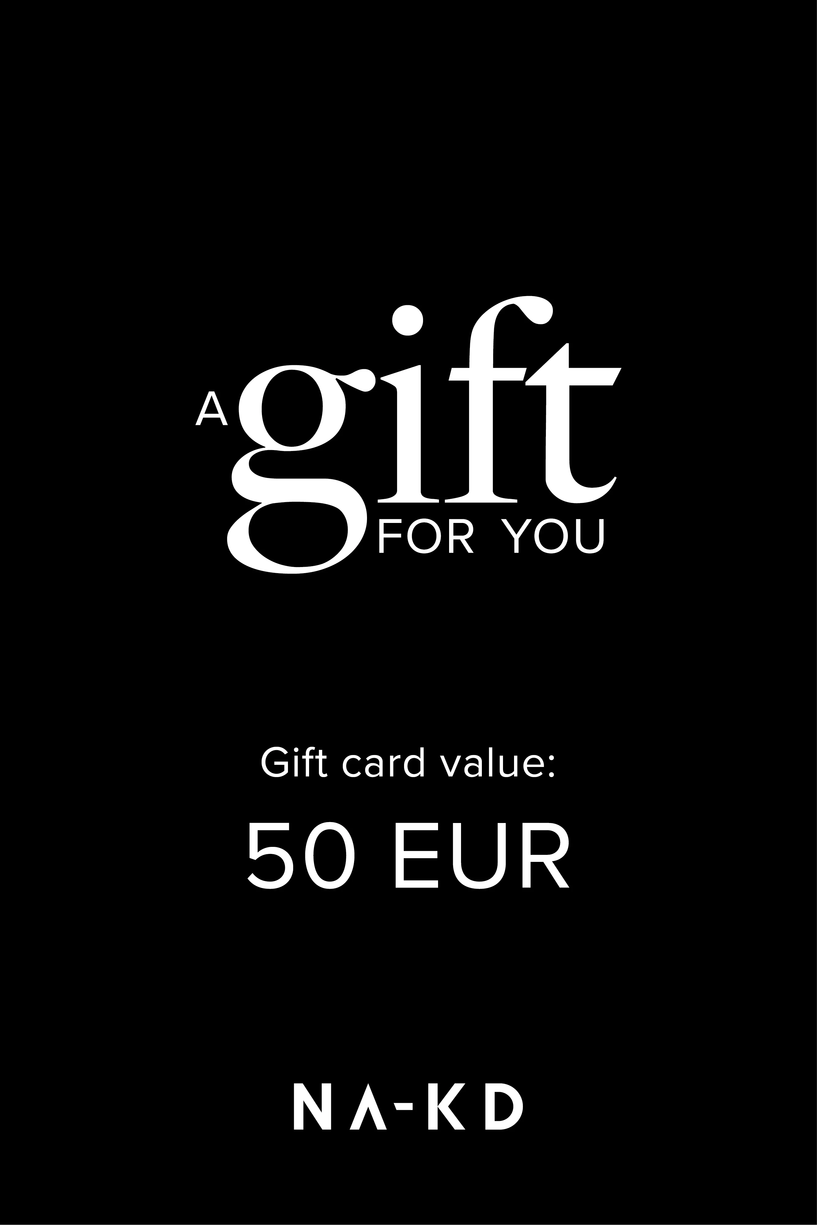 Ein Geschenk. Unbegrenzte Auswahl an Mode.