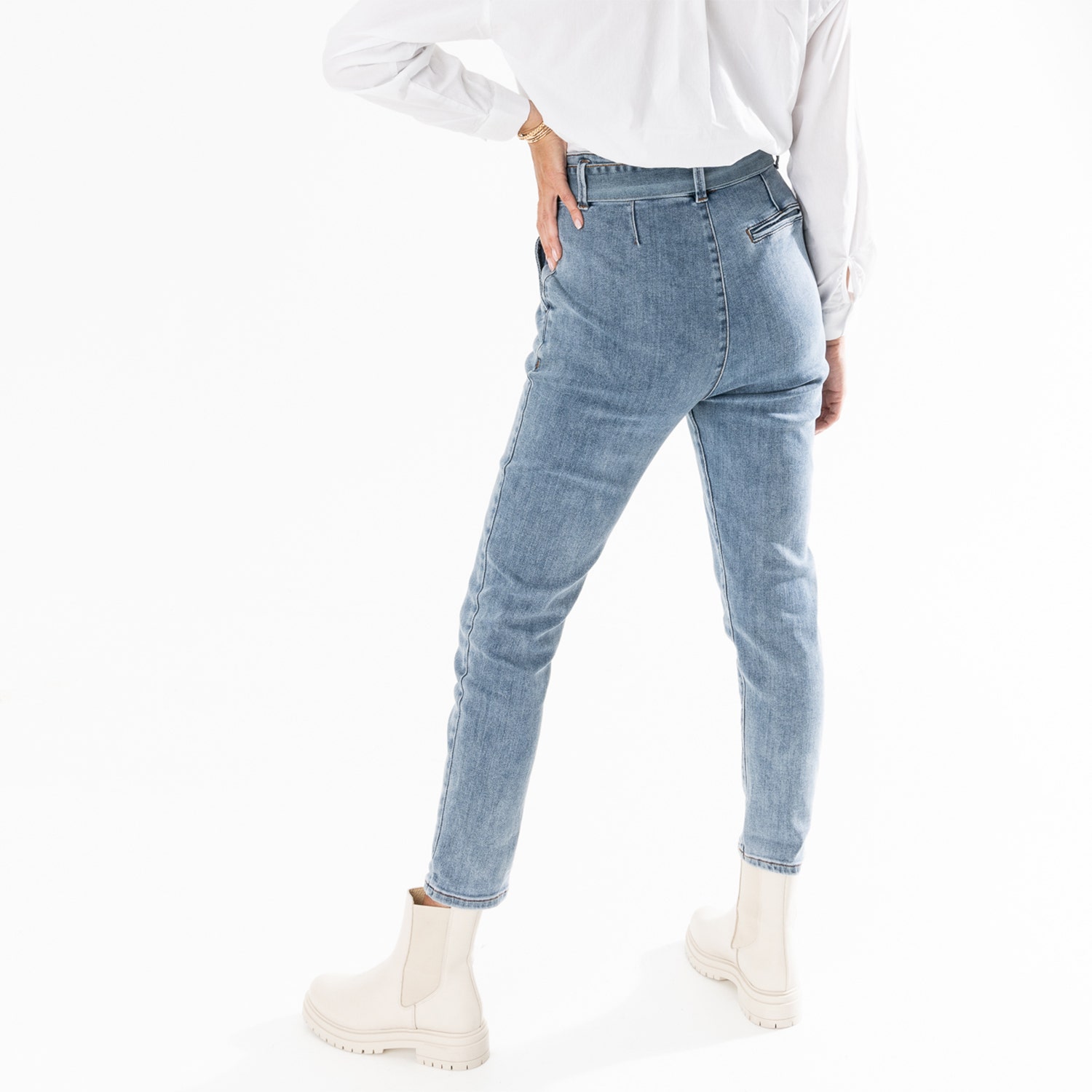 Jean slouchy TEXTO bleu délavé