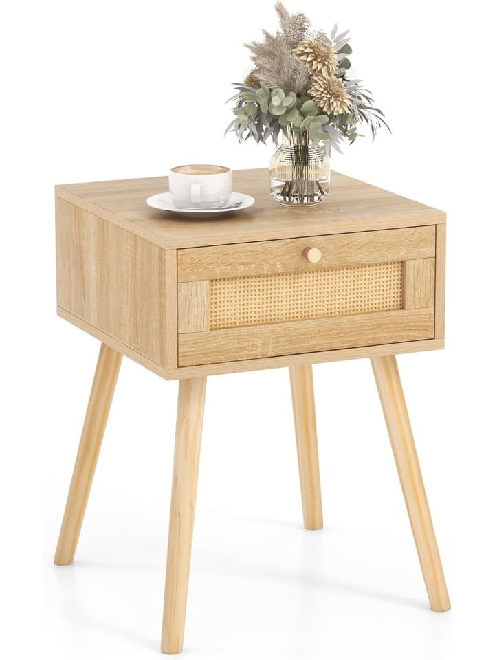 COSTWAY Nachttisch mit Schublade in Beige günstig kaufen onesize