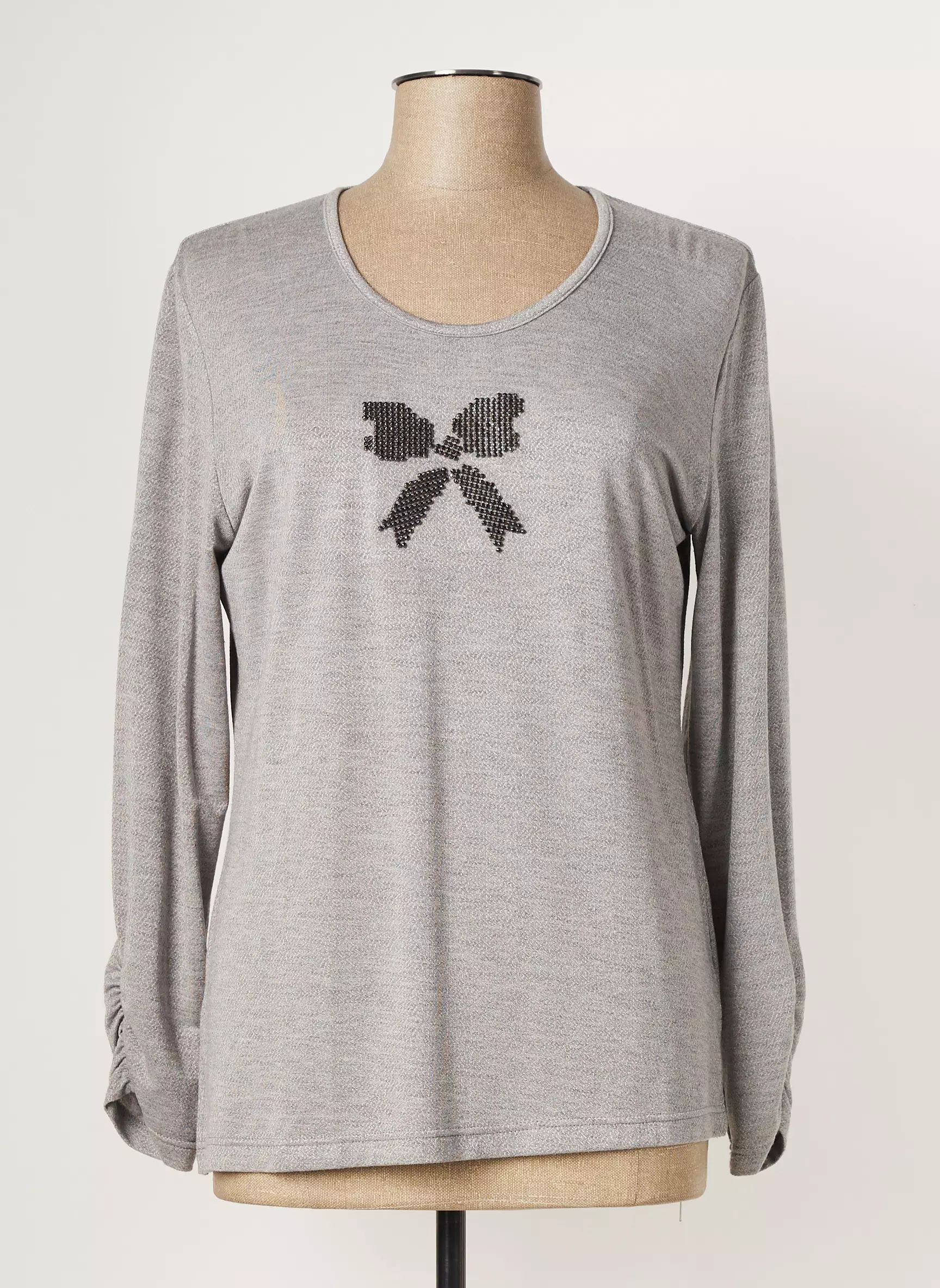 Meri Esca Tshirts Femme couleur gris