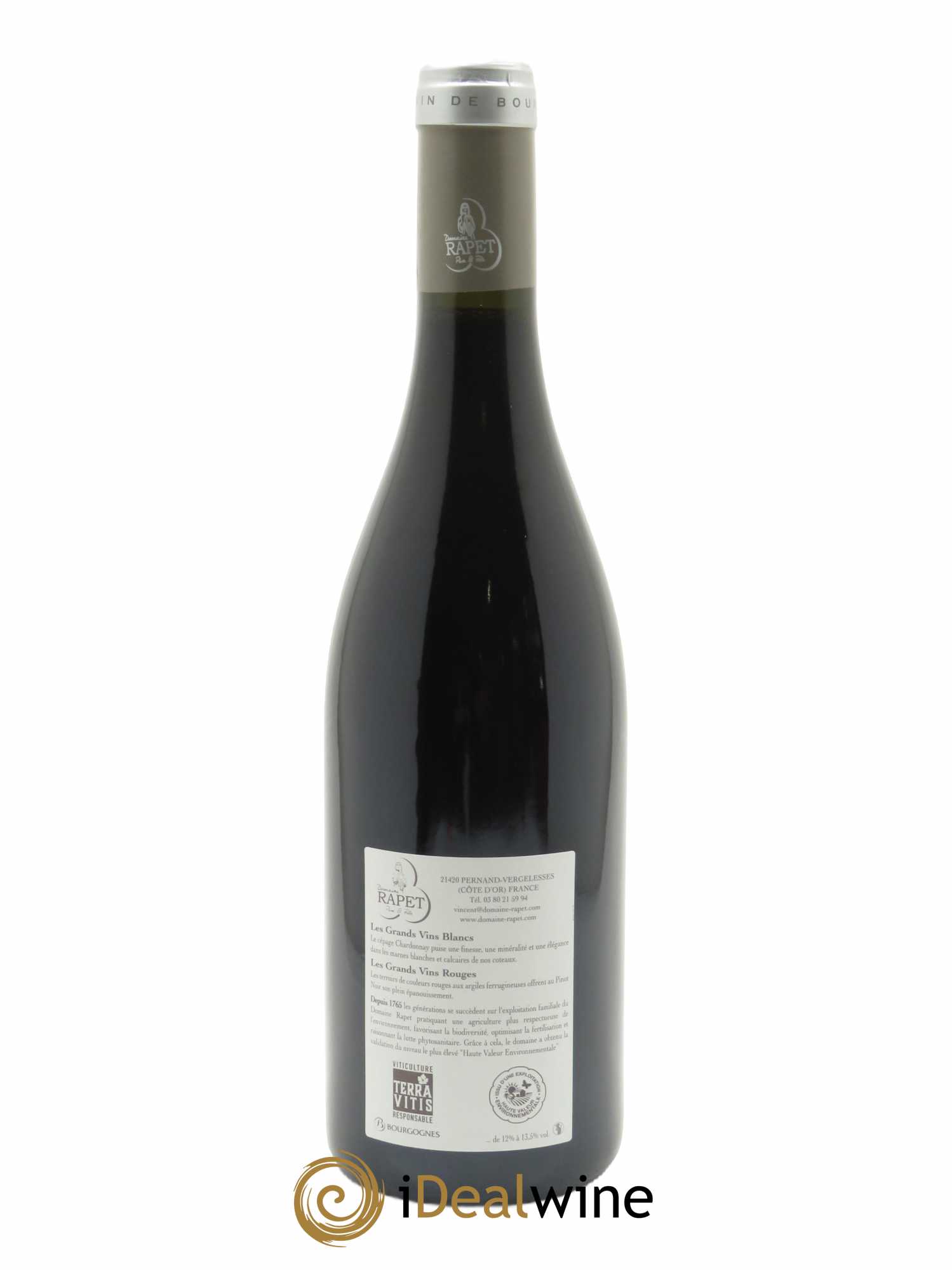Corton Grand Cru Rapet Père & Fils  2020 - Lot de 1 Bouteille