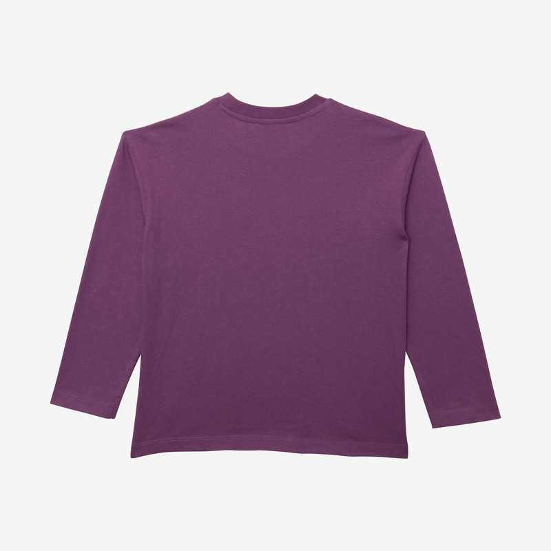 T-shirt garçon arty violet en coton recyclé Catimini