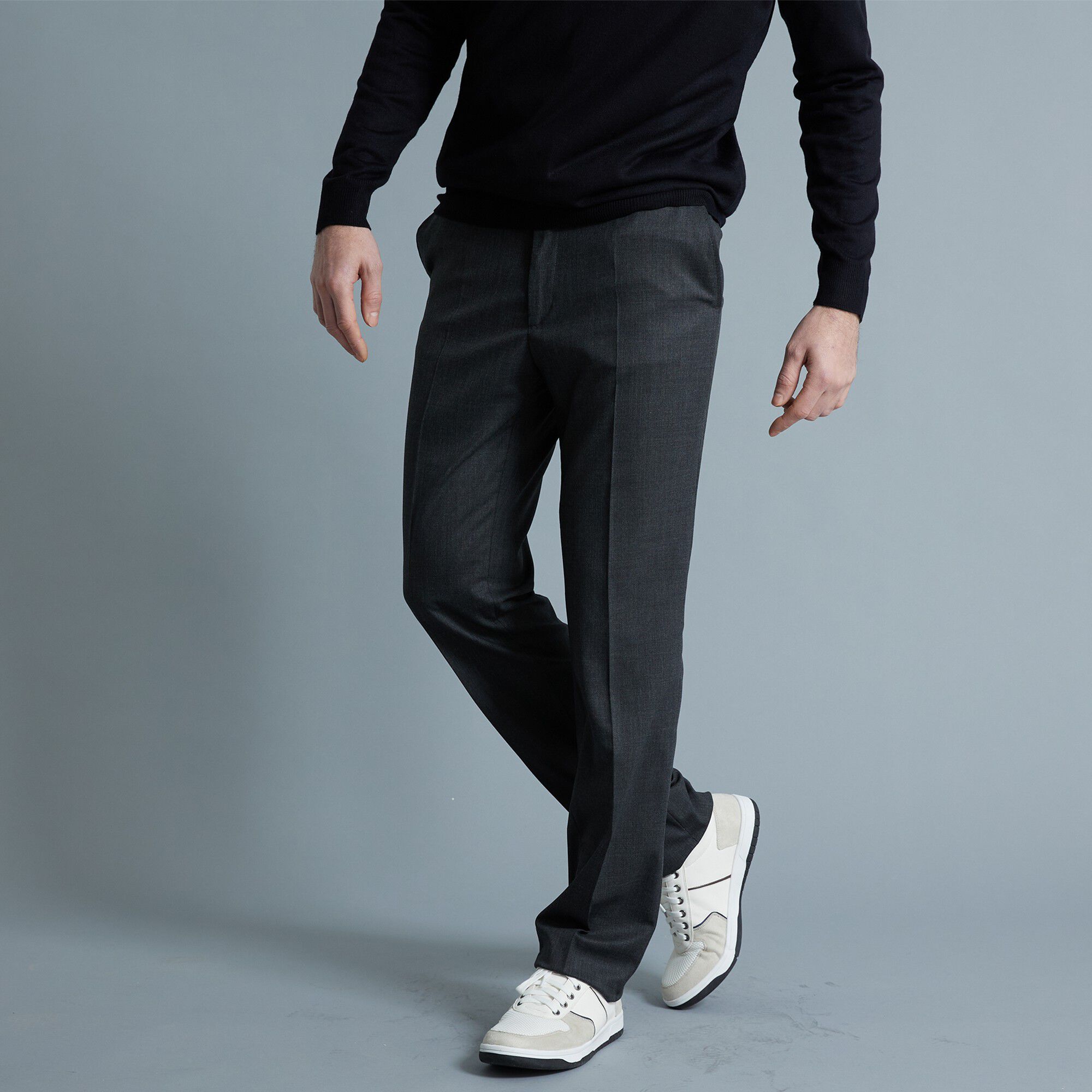 Pantalon taille réglable sans pince