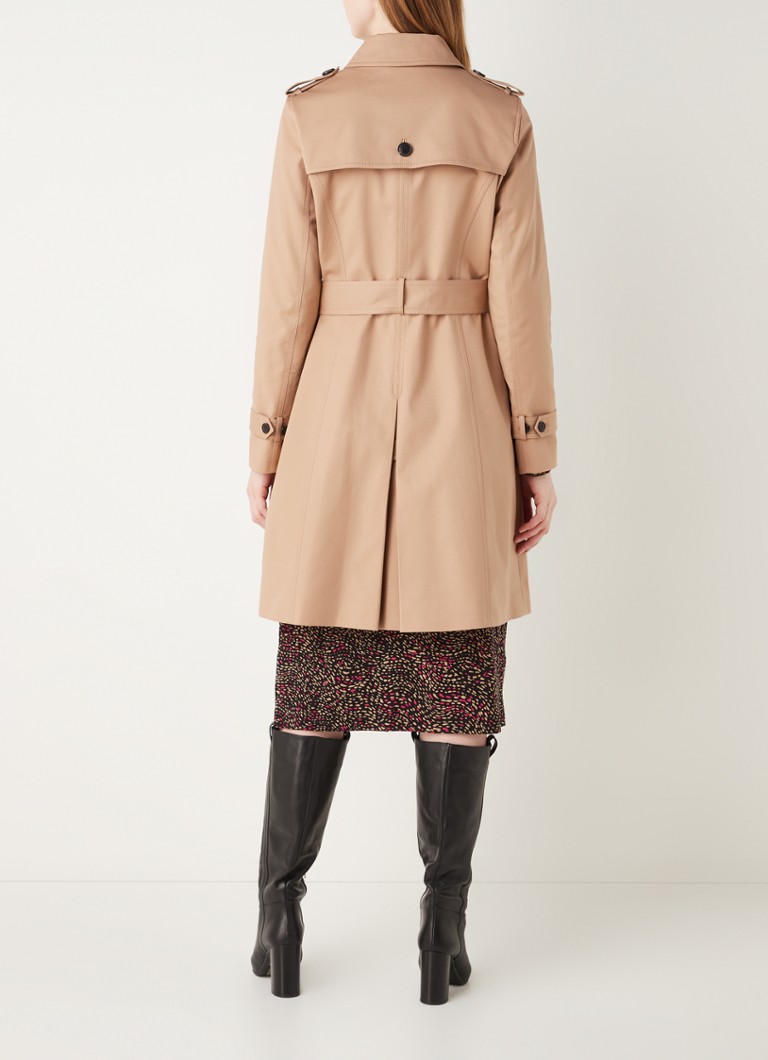 Gabardina cruzada Hobbs Saskia con bolsillos laterales