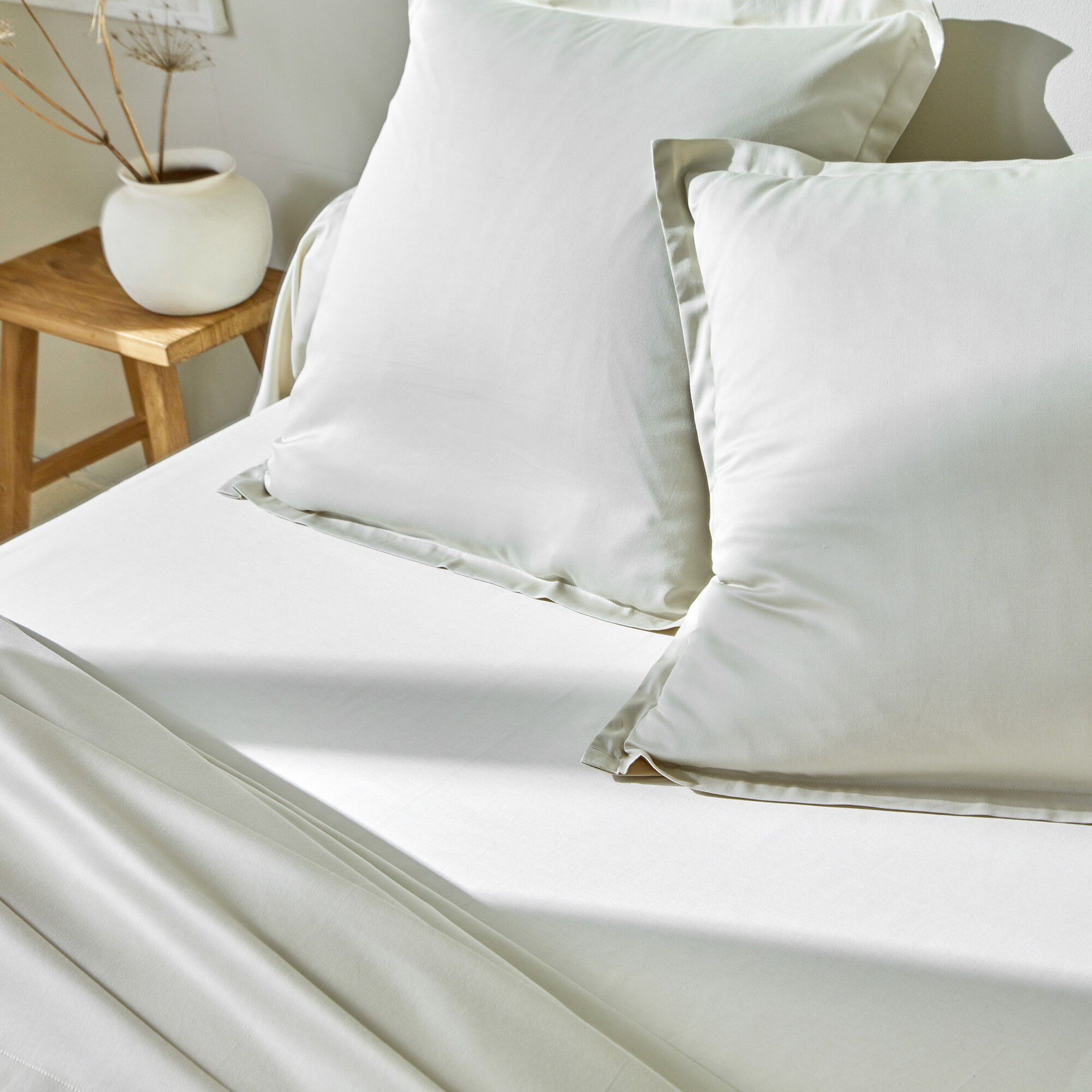 Linge de lit satin uni