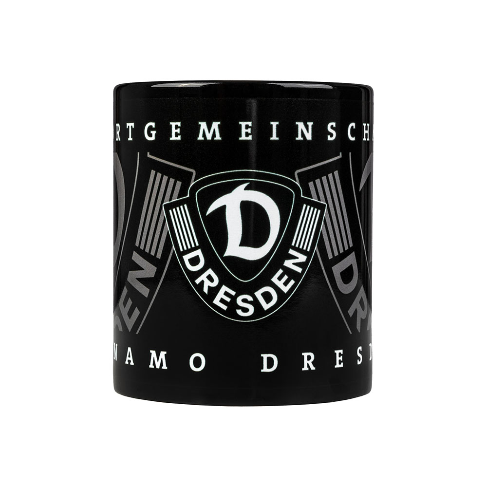 Kaffeetasse SGD schwarz-weiß