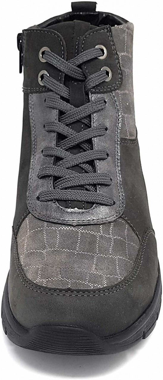 WALDLÄUFER Schnür-Stiefeletten grau