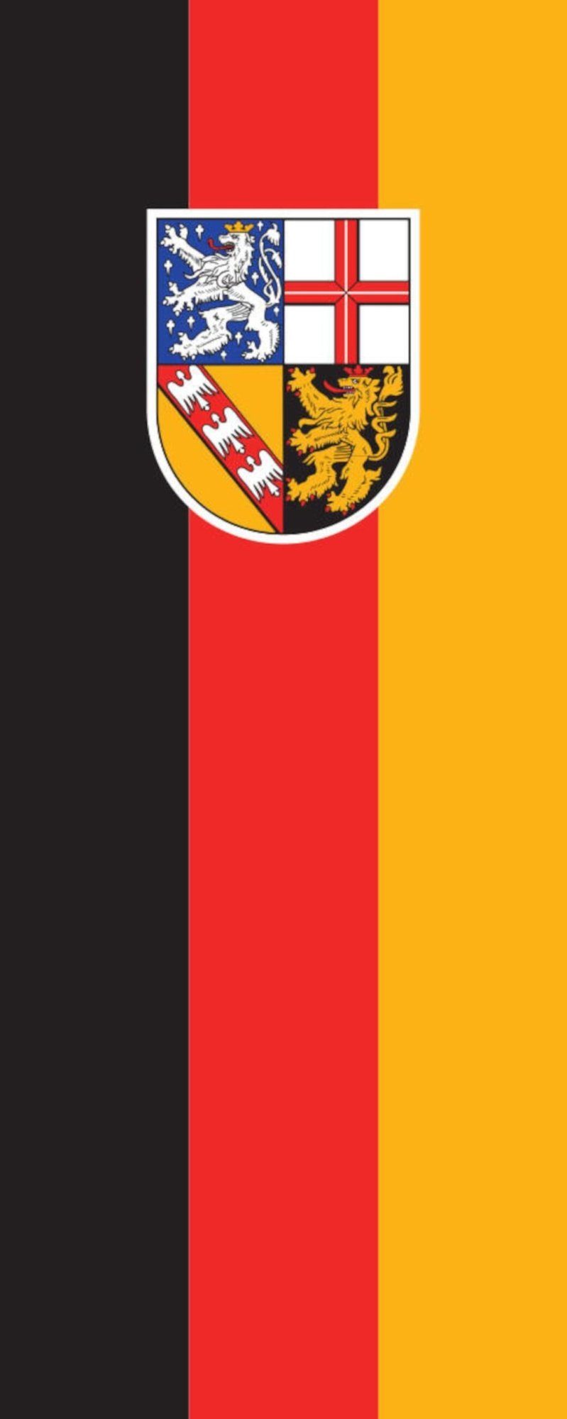 flaggenmeer Flagge Flagge Saarland 110 g/m² Hochformat