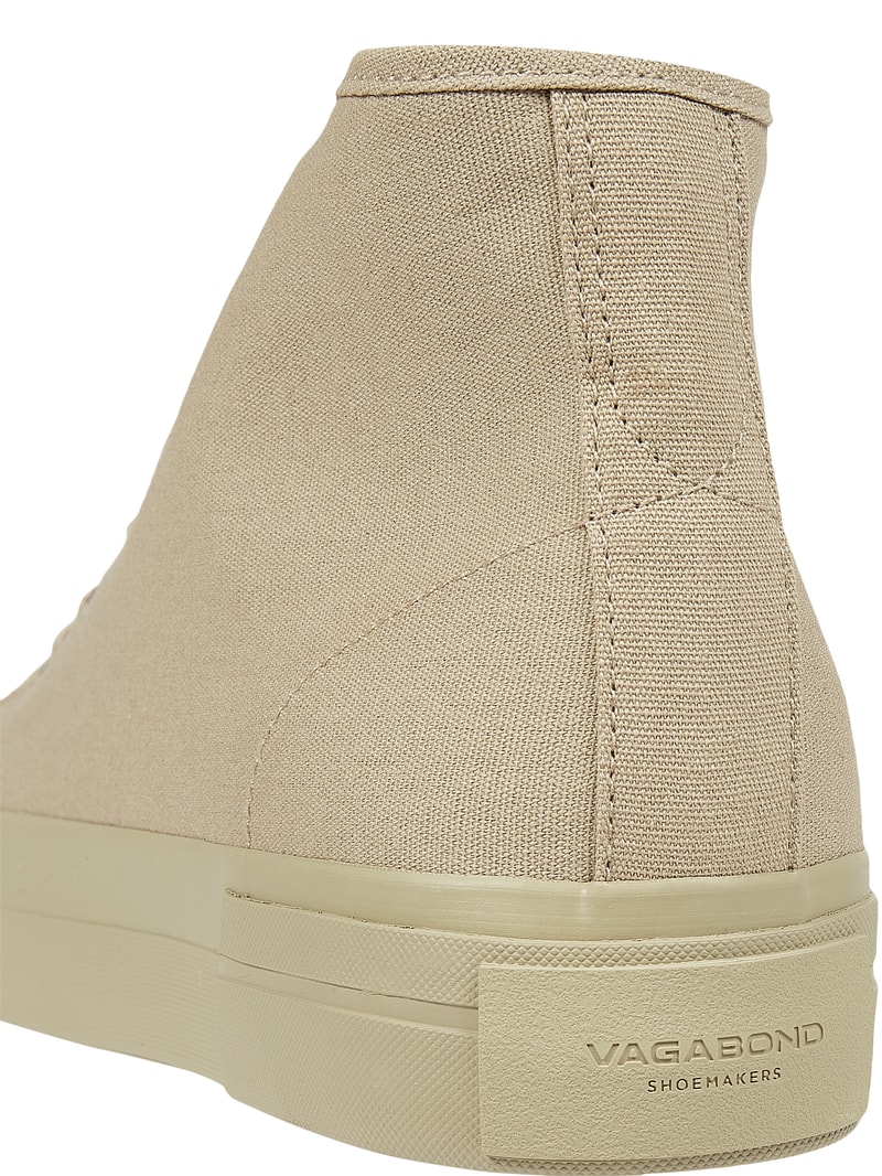 High Top Sneaker aus Textil Modell 'Teddie' in khaki