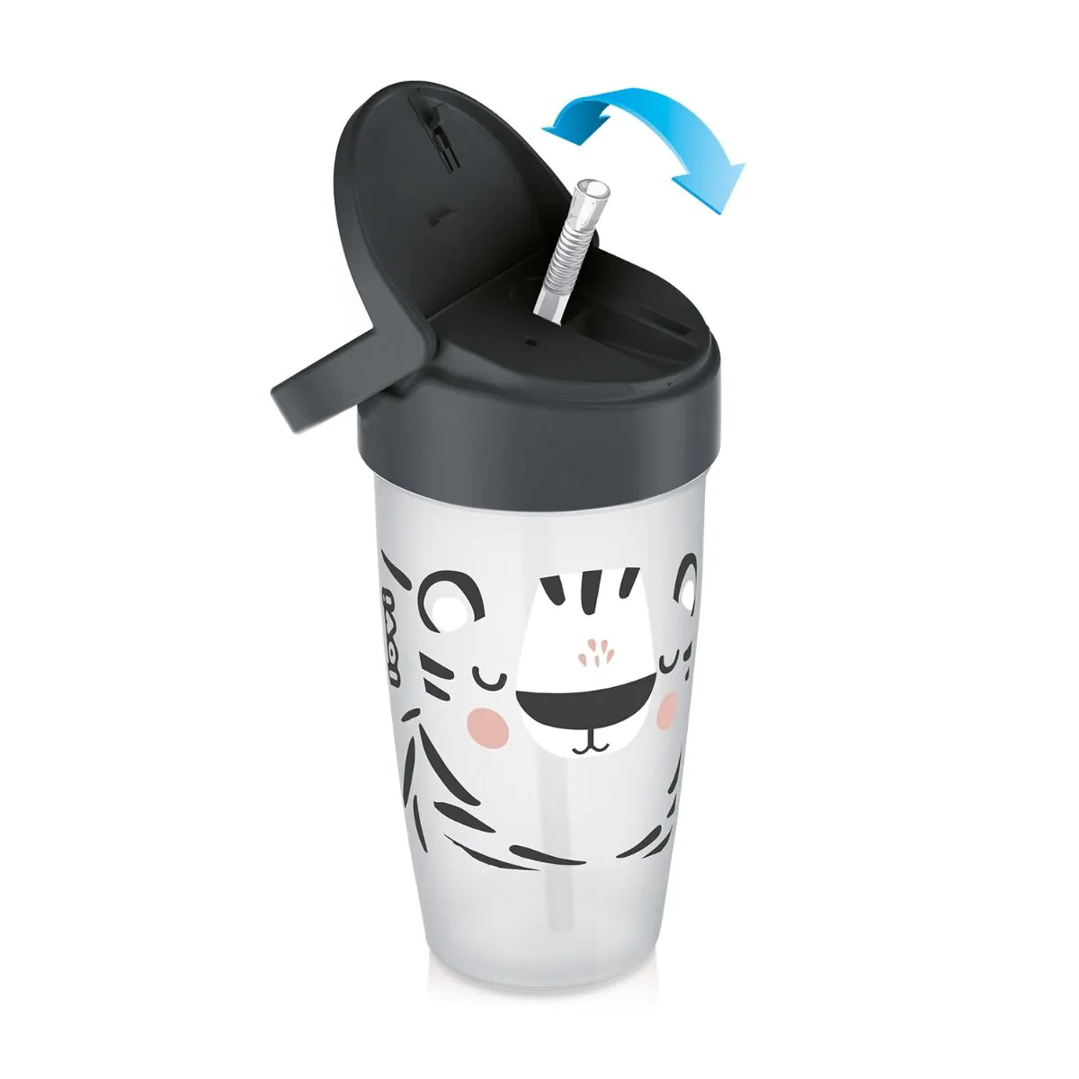 Copo Lovi My Cup com Canudo Active Sal e Pimenta