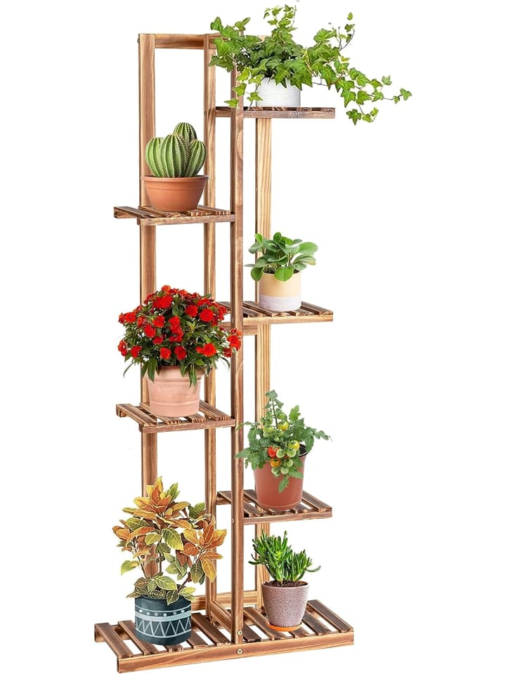 COSTWAY Pflanzenständer 6 Ebenen in Braun günstig kaufen 125 cm