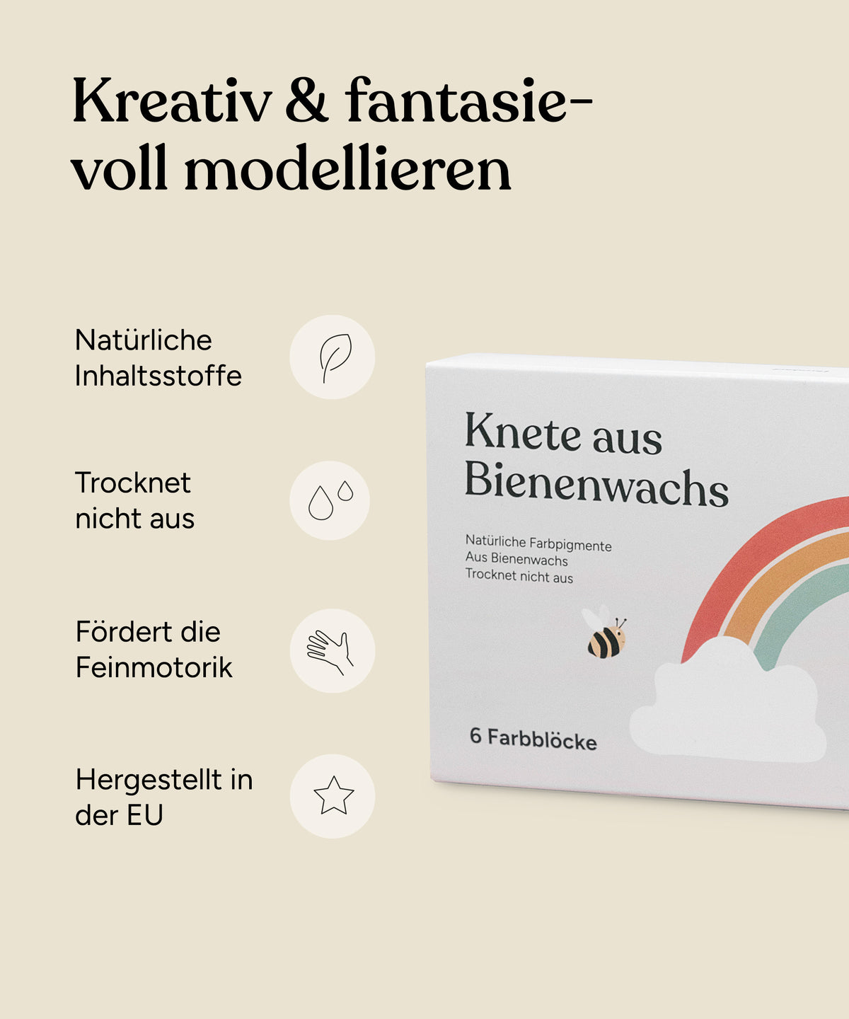 Bienenwachs-Knete