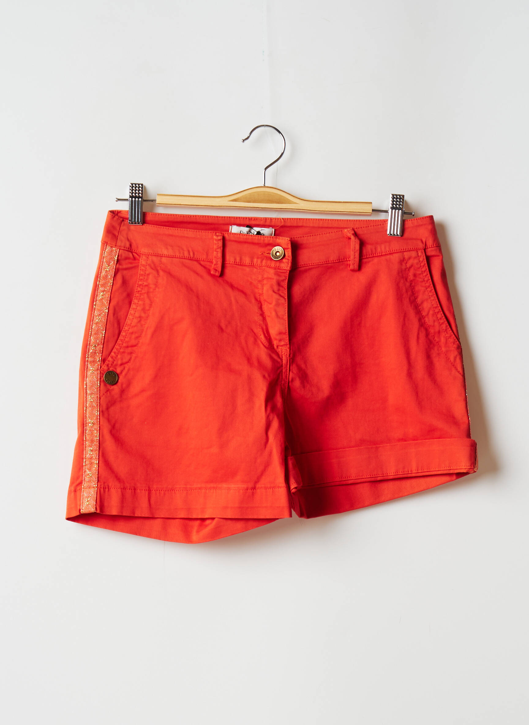 Pako Litto Shorts 1 Femme couleur orange