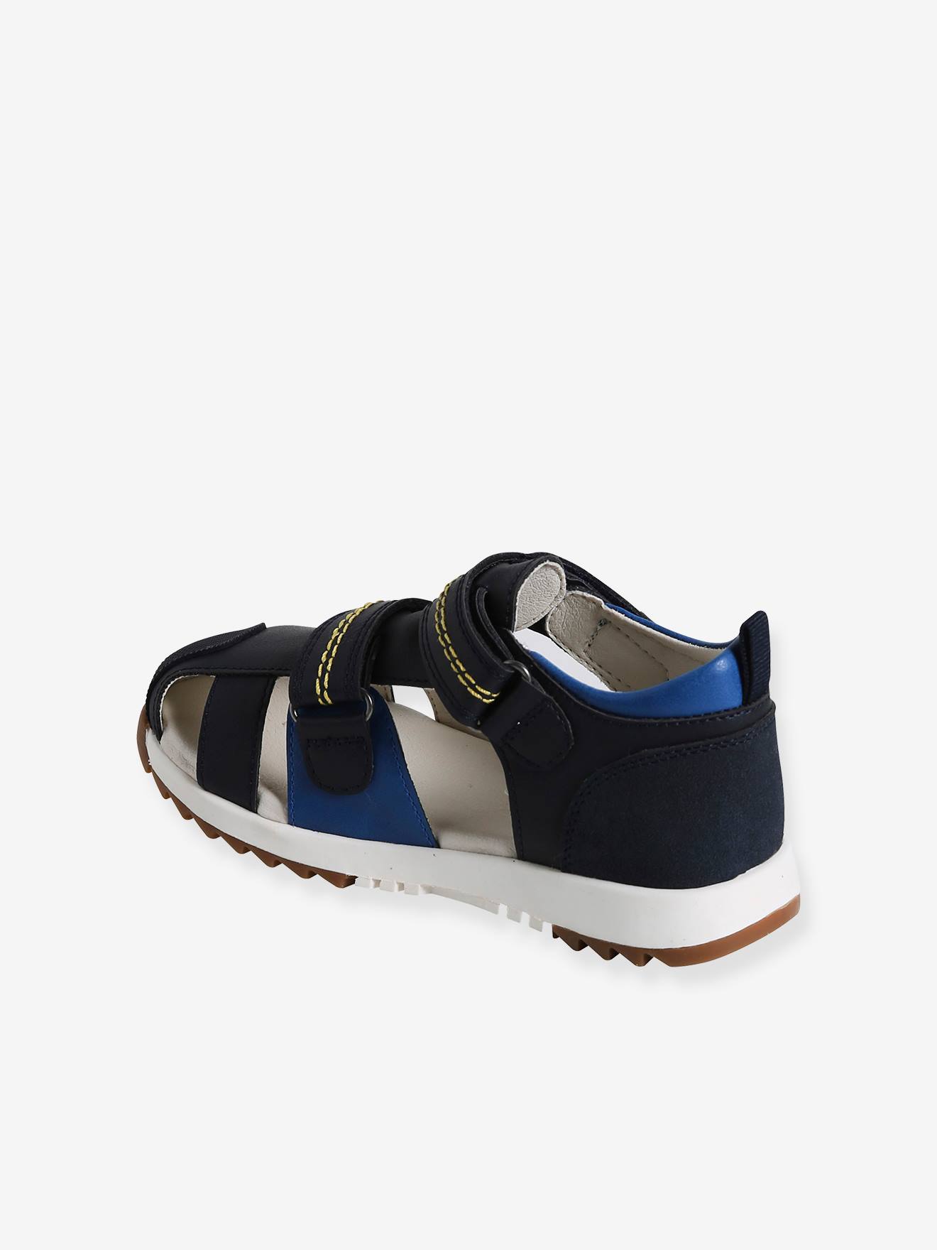 Vertbaudet Kinder Klett-Sandalen - set blau