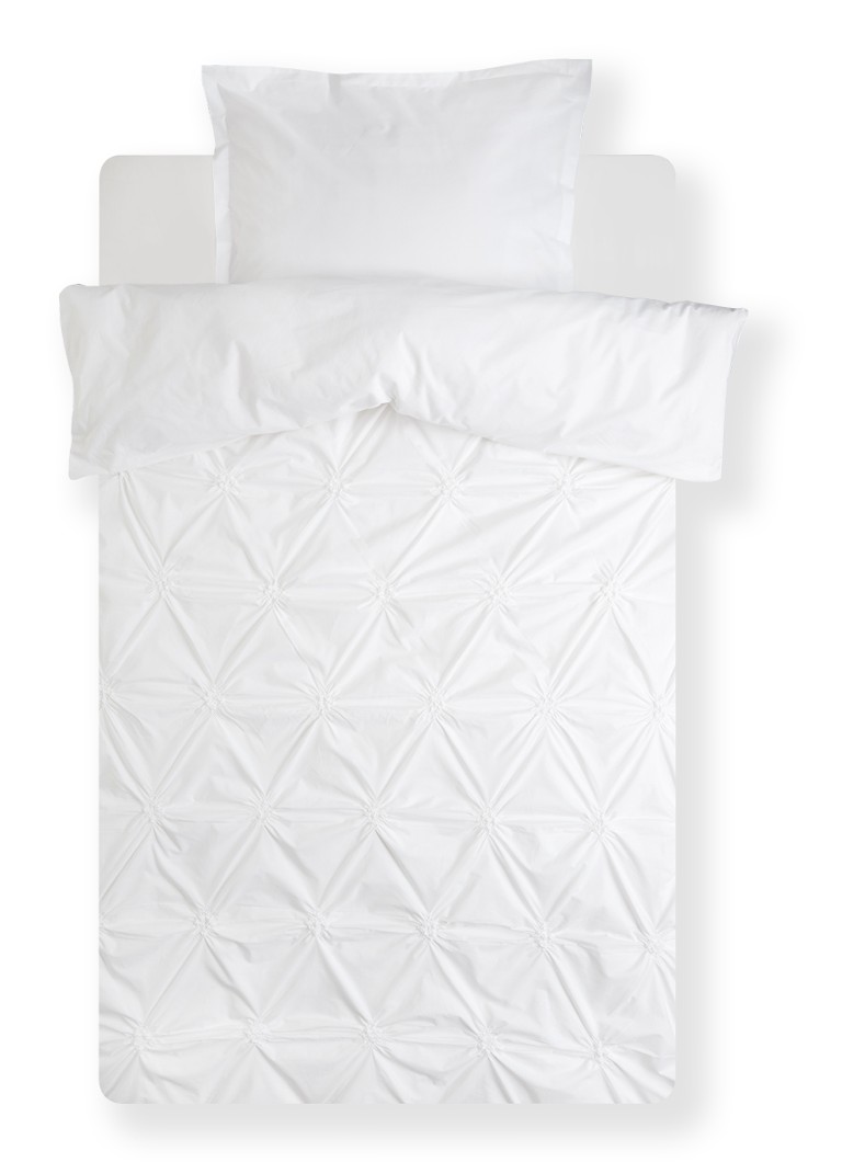 de Bijenkorf Home Luomupuuvillainen percale pussilakanasetti 200TC - sisältää tyynyliinat