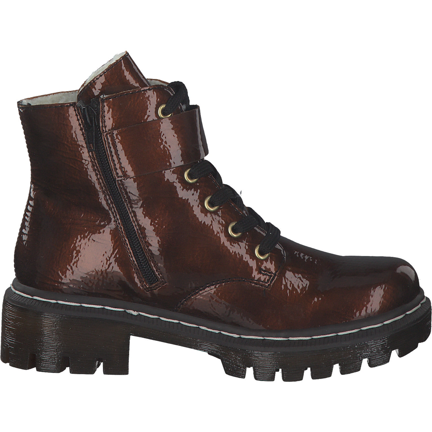 Rieker Y8742, Schnürstiefeletten, Damen, antik