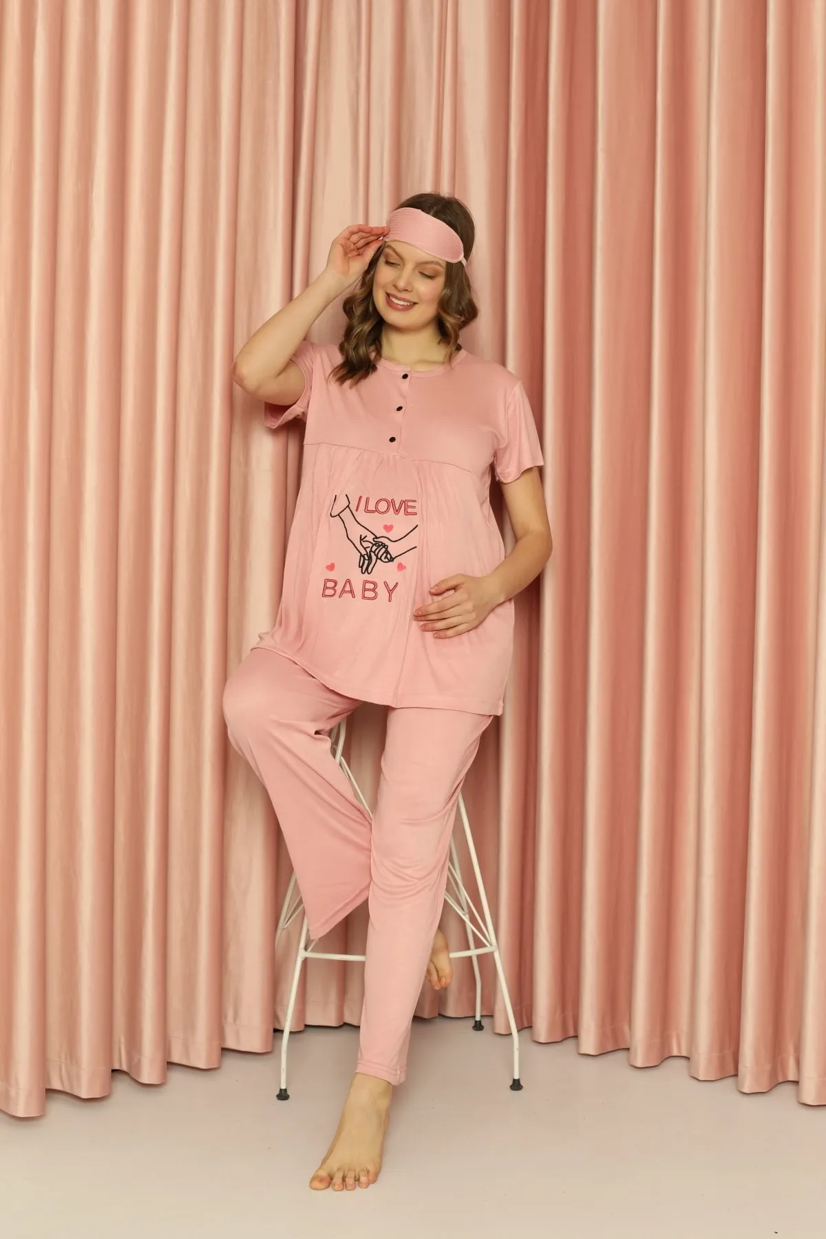 ELİZ HOMEWEAR  Umstandspyjama-Set