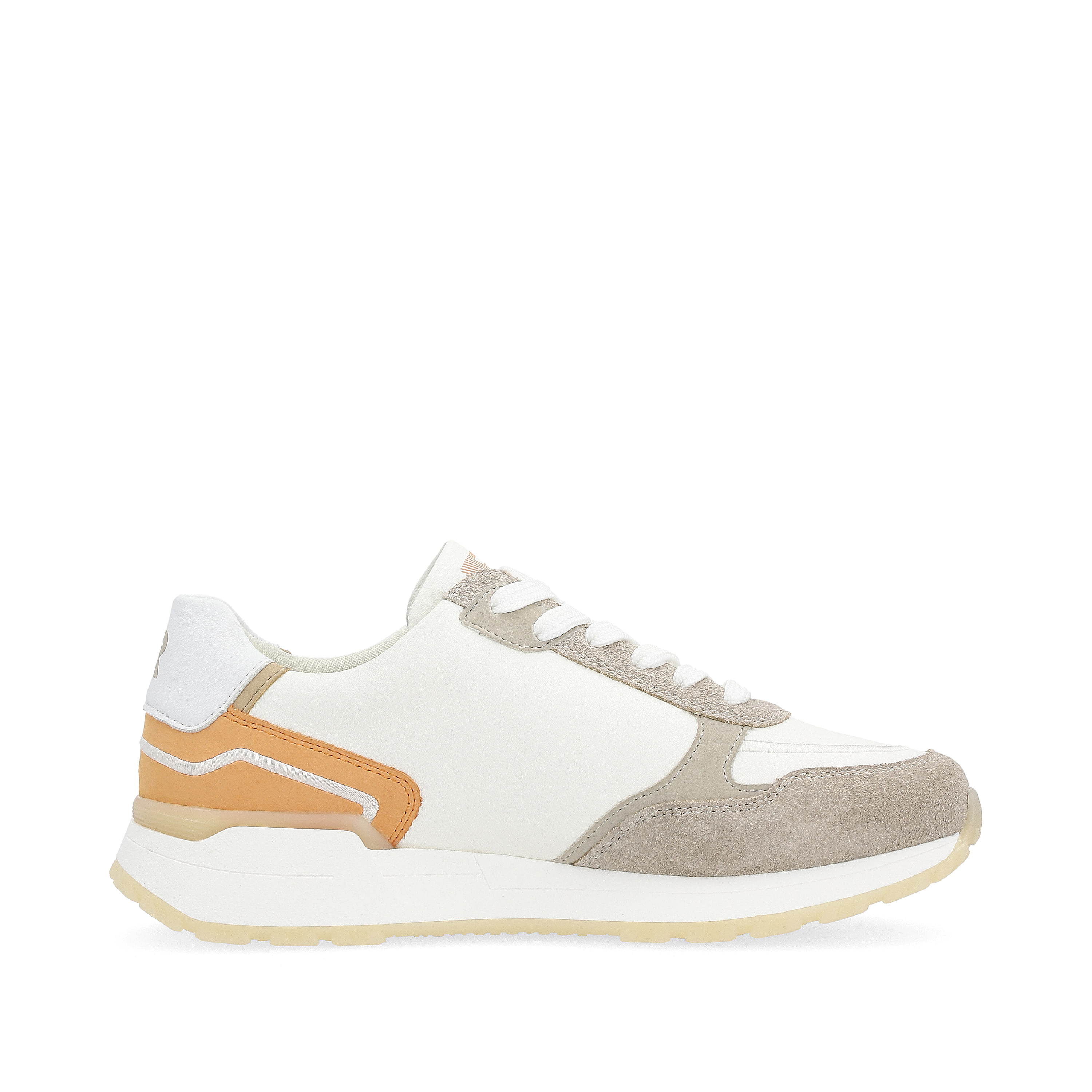 Rieker Damen Sneaker Low creamy-white clay-beige