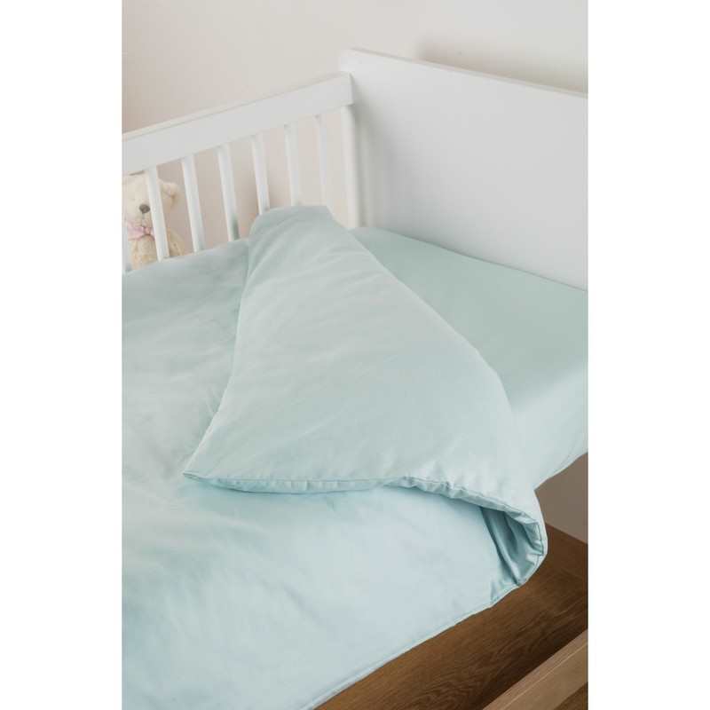 Housse de couette bébé unie en Coton Bio