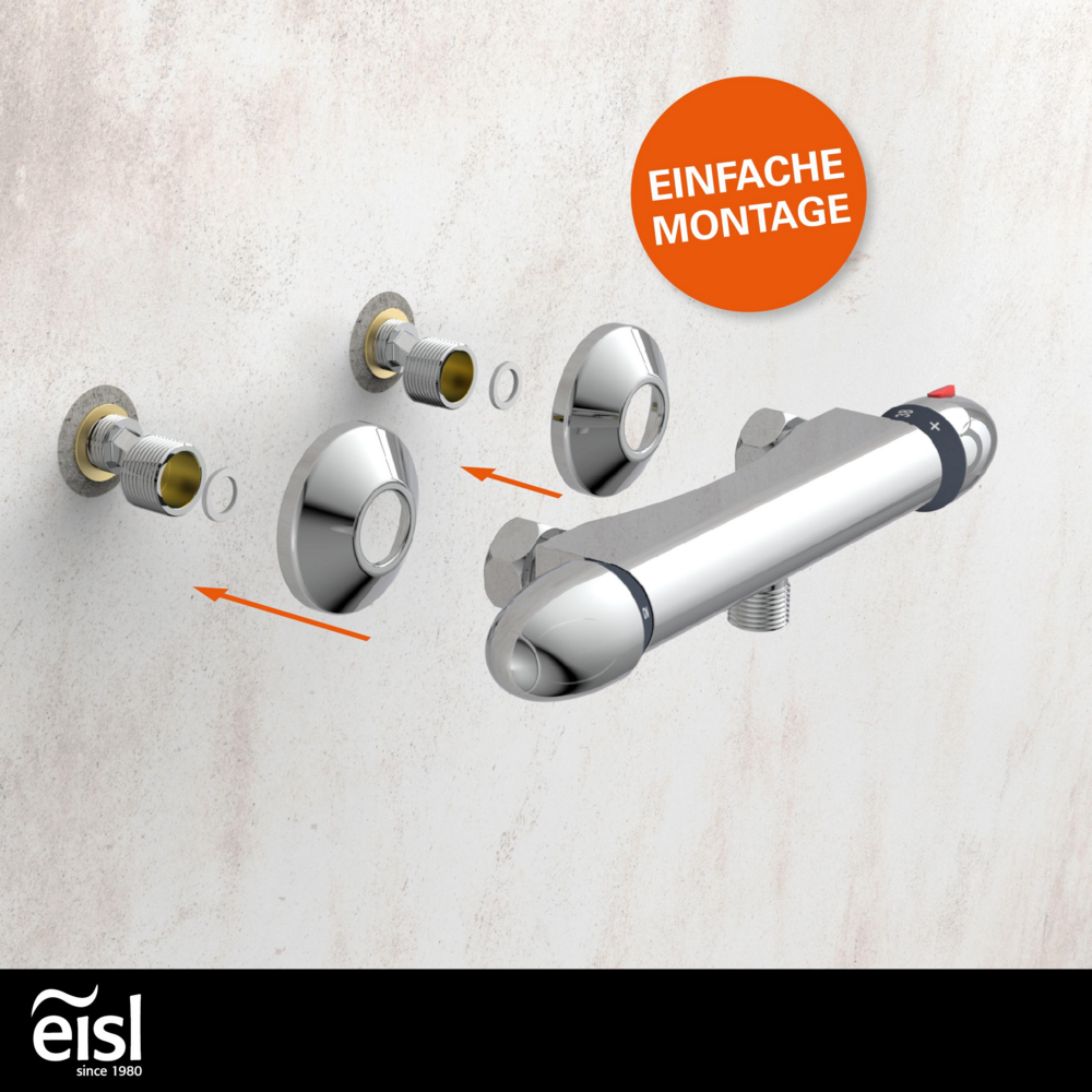 Eisl SCHÜTTE VITAL Thermostat Duscharmatur Chrom