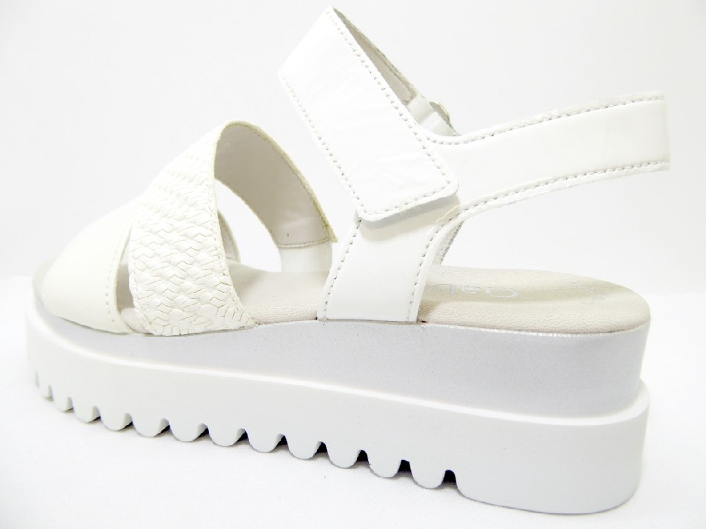 GABOR Klassische Sandalen weiss