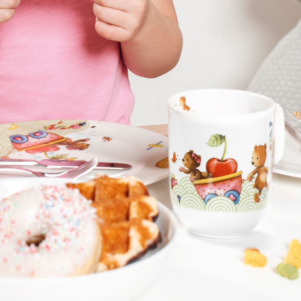 Villeroy & Boch Mug avec 1 anse pour enfants grande Hungry as a Bear Vaisselle pour enfant