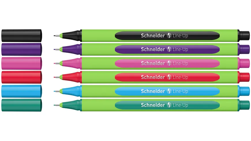 Schneider Line-Up Fineliner 0,4 mm 5+1er-Etui