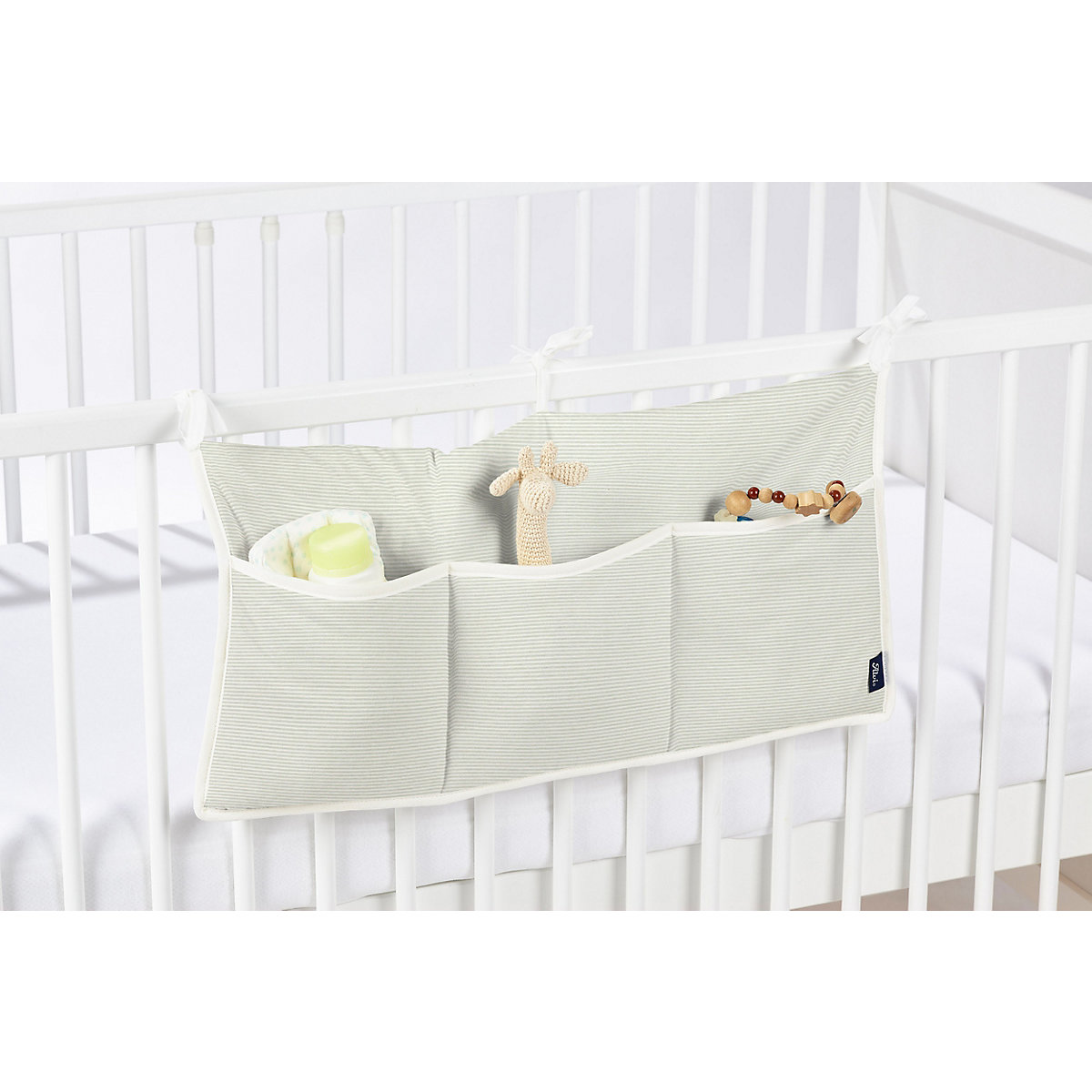 Organizer Organic Cotton Smoky Stripe