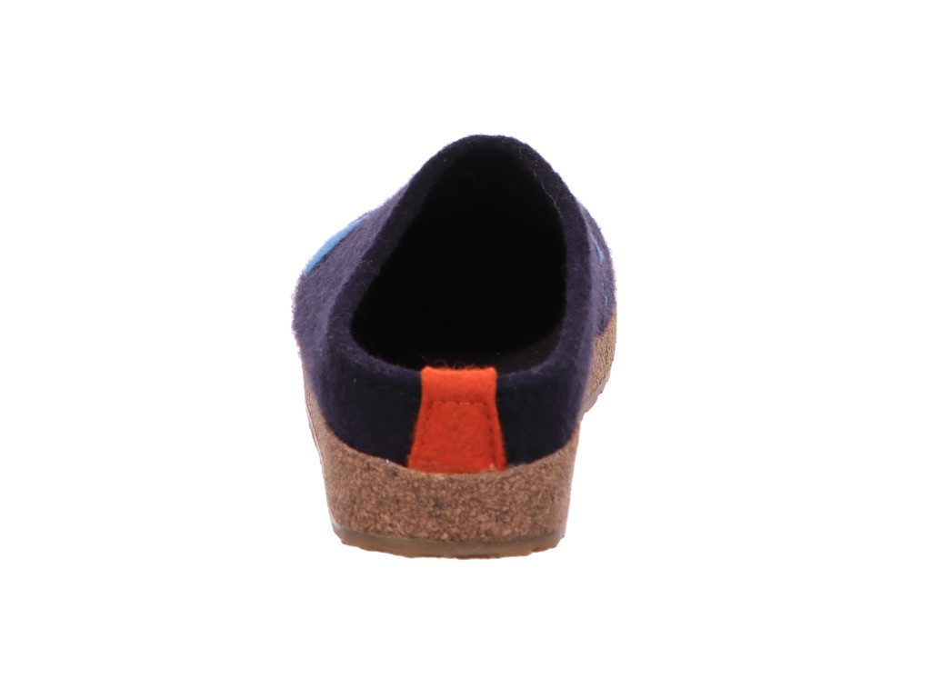 HAFLINGER Hausschuhe blau 2021 Grizzly Faible
