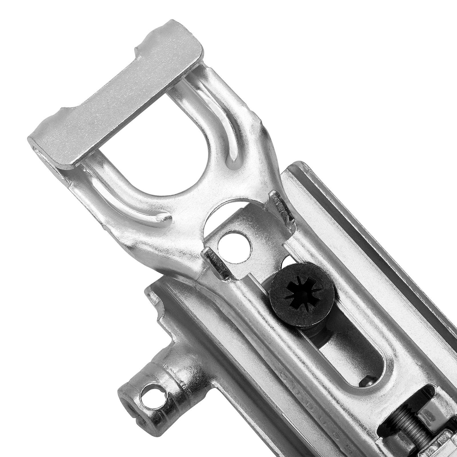 SO-TECH® Montagezubehör verdeckte Schrankaufhänger, verstellbar, Stahl verzinkt, TH6401 Tragkraft/Paar 130 kg mit Aufhängeschiene, 1 Set