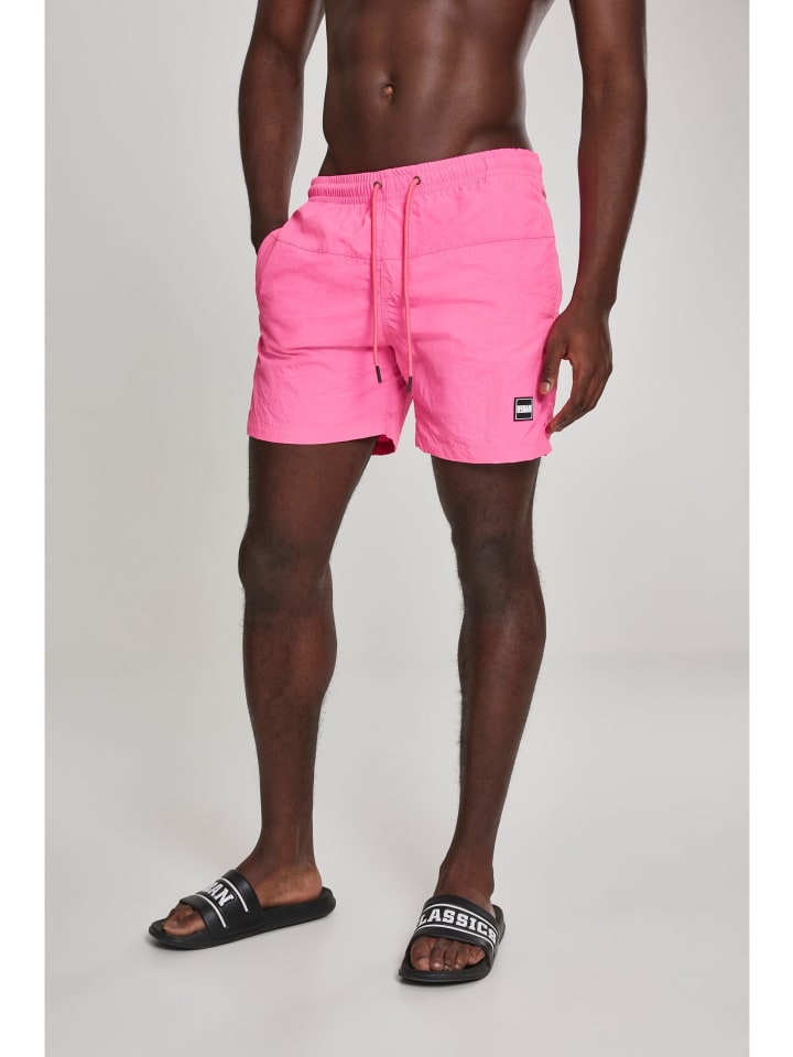 Urban Classics Urban Classics Badeshorts in neonpink günstig kaufen