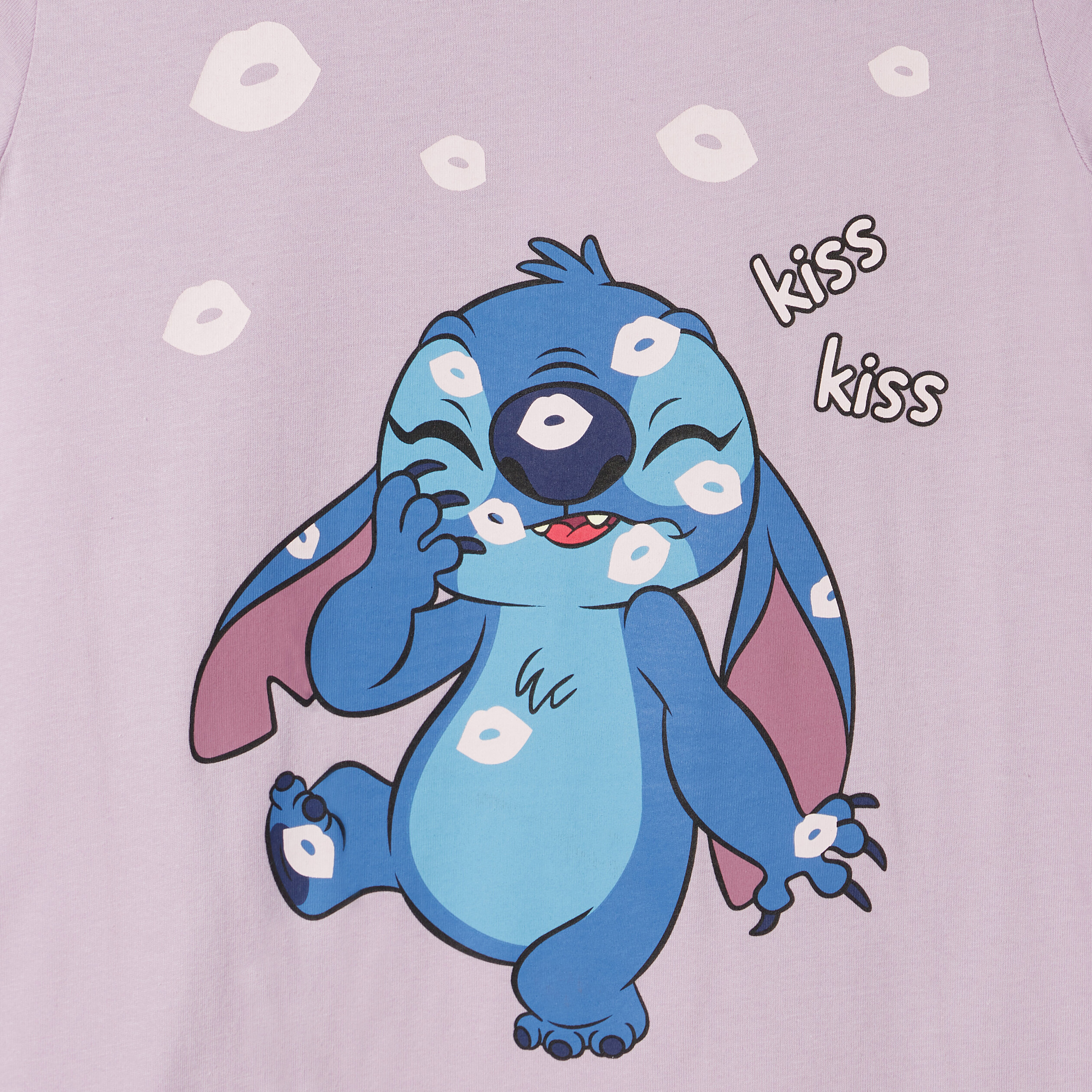 Chemise de nuit droite Lilo et Stitch parme fille | La Halle