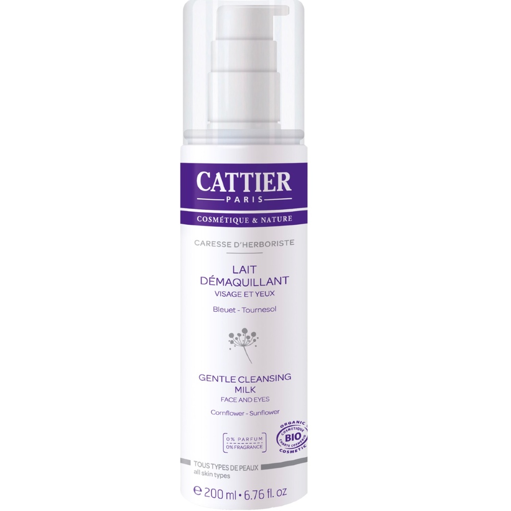 cattier Lait Démaquillant - Caresse d'Herboriste - 200ml Soins visage