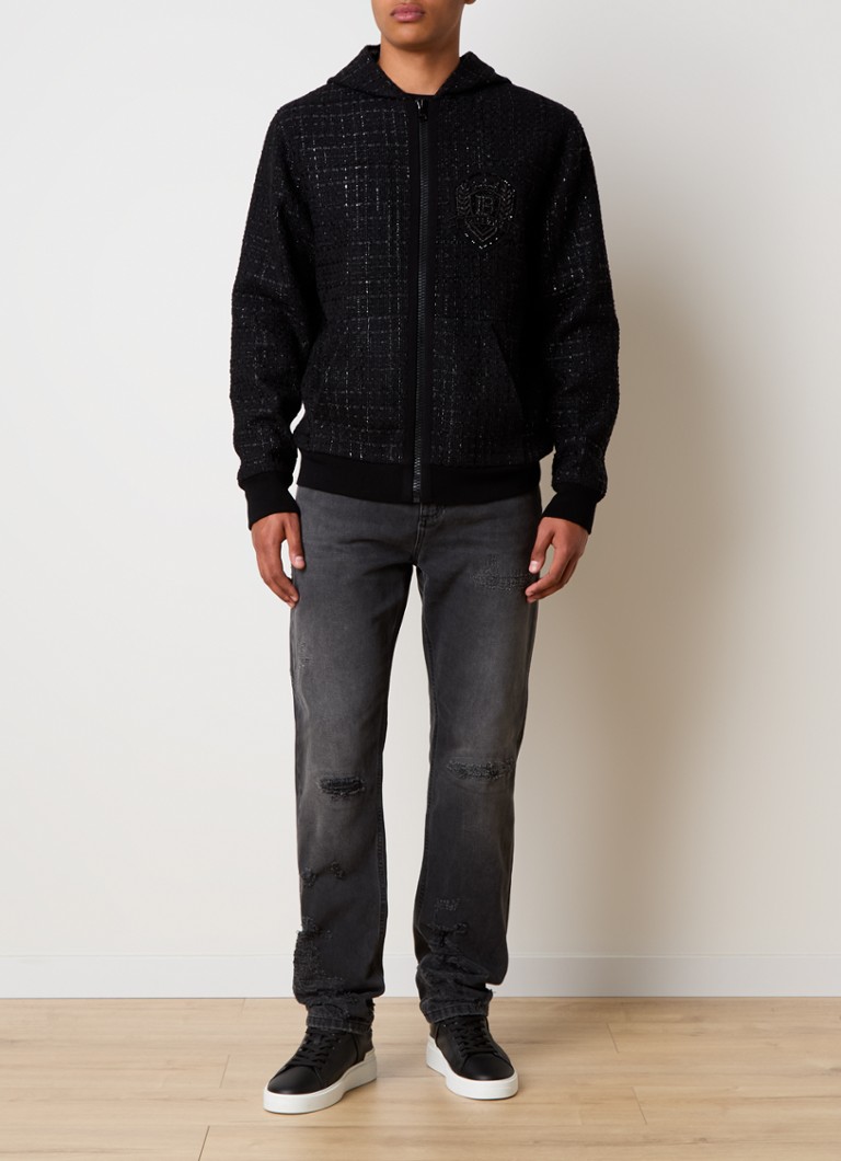 Jachetă sport Balmain din tweed și lurex