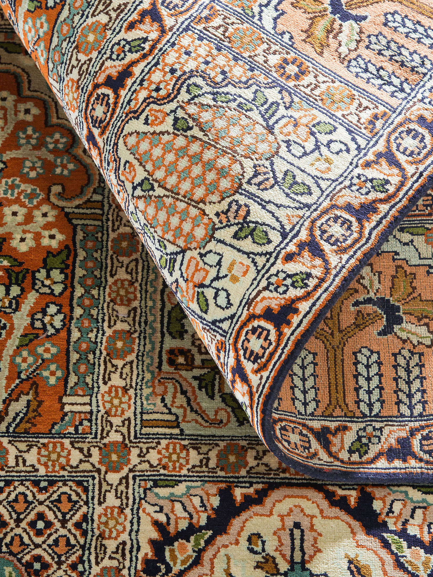 Kaschmir Seide 18/18 ca. 155 x 223 cm, Unikat / Einzelstück