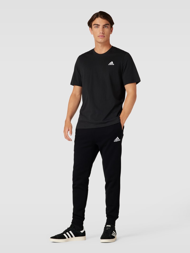 Sweatpants mit elastischem Bund Modell 'FEEL COZY' in schwarz