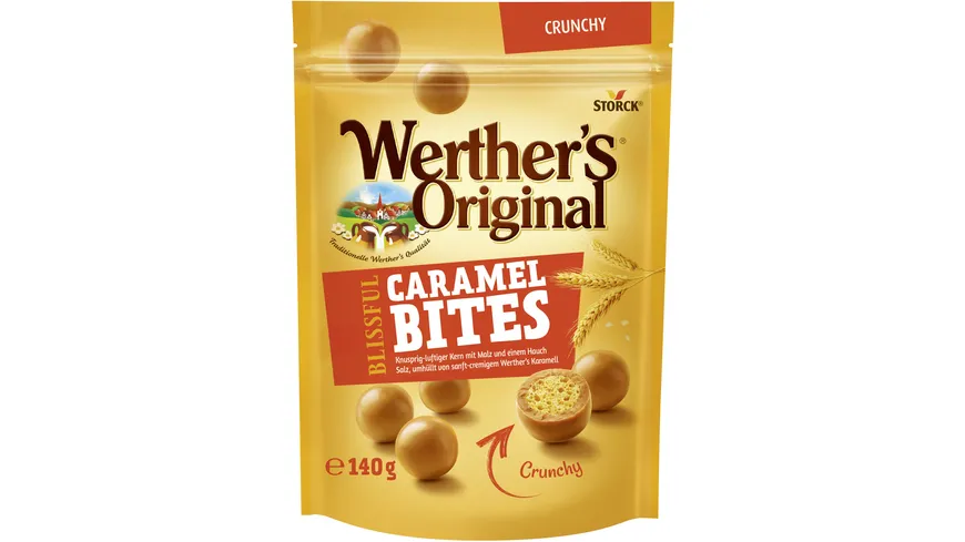 Werther´s Original Caramel Bites Chrunchy 140 g