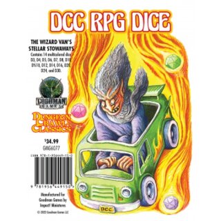 DCC RPG Dice - The Wizard Van's Stellar Stowaways