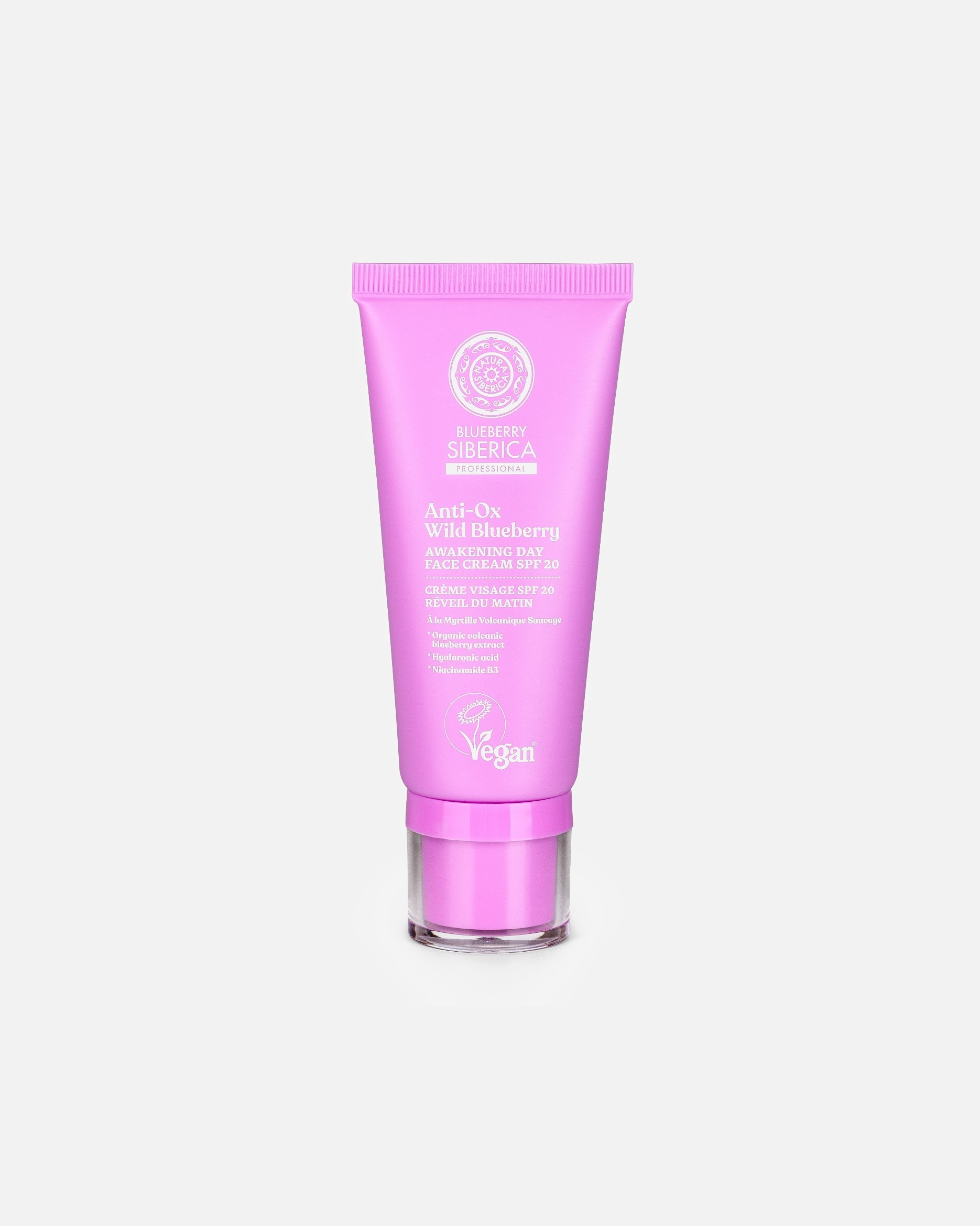 Natura Siberica Jutarnja krema za lice s mirisom borovnice SPF20